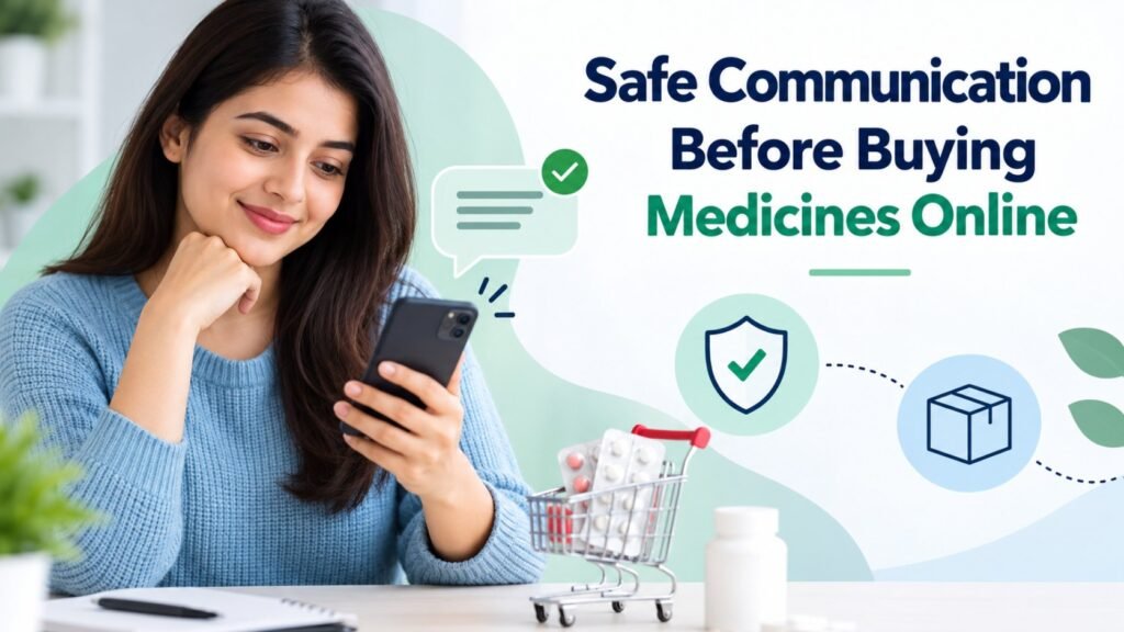 Safe Communication Before Buying Medicines Online